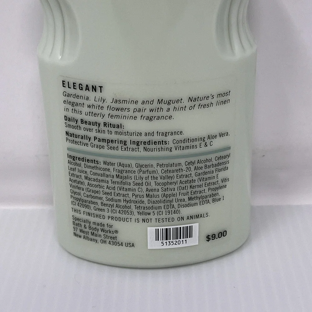Bath & Body Works GARDENIA LILY Pleasures Body Lotion 8 oz‎ - Full, See Notes